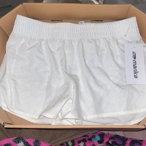 Brand New Marika Athletic White Shorts.